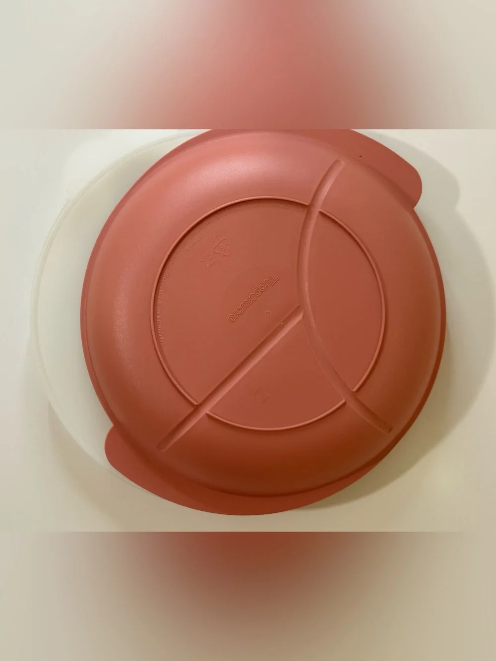 Tupperware three section